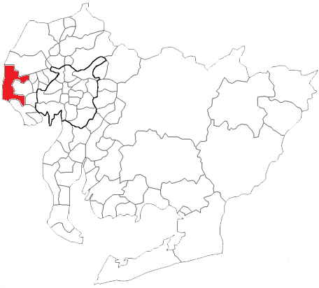 愛西市の地図